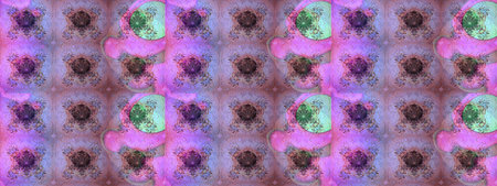 Amazing sketch floral pattern with bright colorful flowers and leaves on a neutral and violet colors. The elegant template for fashion prints. Modern floral background. Folk style.の写真素材