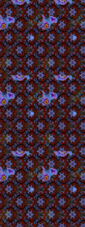Sketch floral pattern with flowers, watercolor. Fancy fabric pattern. Raster pattern.