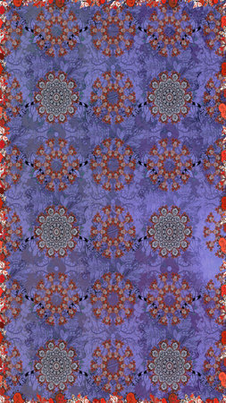 Millefleurs. Floral sweet seamless background for textile, fabric, covers, wallpapers, print, wrap,...