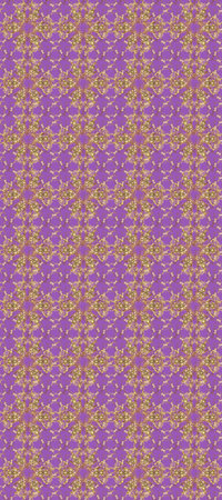 Elegant raster classic pattern. Purple, violet and beige and golden pattern. Seamless abstract...