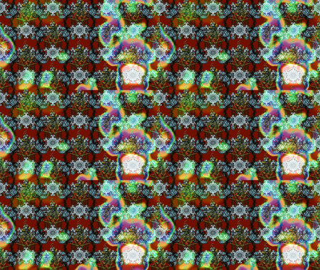 Blossoming background for printing on fabric, wallpaper and paper. Cute sketch pattern with a small...
