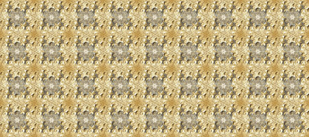 Traditional classic golden pattern. Seamless oriental ornament in the style of baroque. Golden...