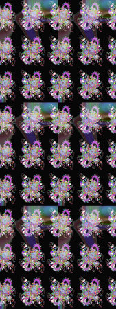 Sketch Floral Pattern in Raster illustration. Flat Flower Elements Design. Color Spring Theme sketch...