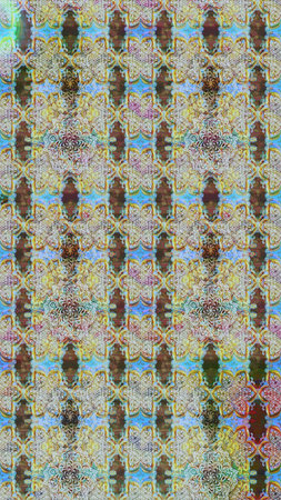 Sketch Vintage Flower Pattern. Raster Hip fabric pattern.
