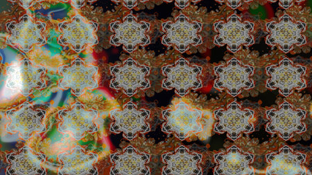 On brown and gray backdrop. Cute floral background for textile, fabric, wrapping, scrapbooking....