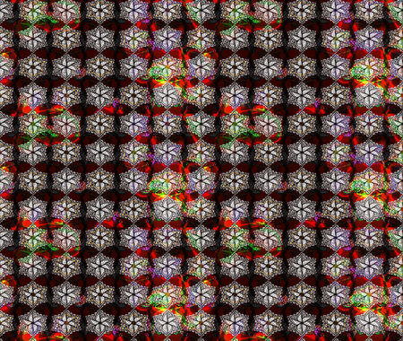 Flowers on black. Sketch background pattern. Raster stock. Watercolor, hand drawn.の写真素材