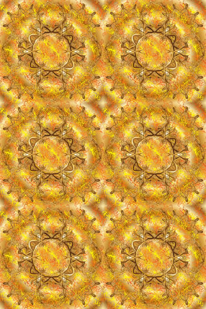 Seamless oriental ornament in the style of baroque. Raster traditional classic golden seamless...
