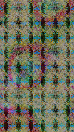 Cute pattern with small flowers. Raster illustration. Floral pattern with flowers and leaves.