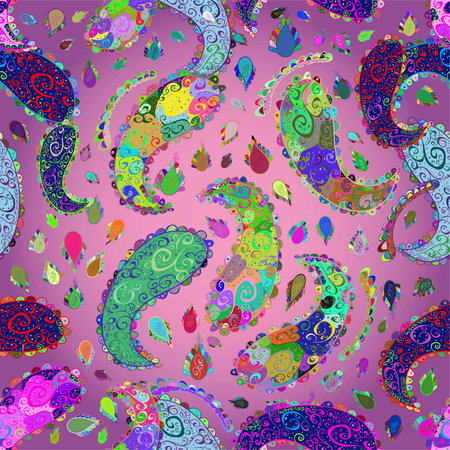 Flowers on pleasant colors. Gentle, tender floral background. Raster floral pattern in doodle style with flowers.の写真素材