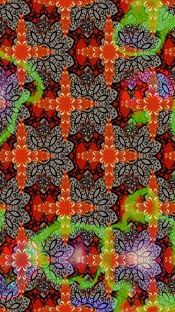 Watercolor, hand drawn. Sketch background pattern. Flowers on brown. Raster stock.