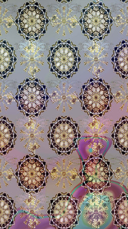 Folk style. Modern floral background. Amazing sketch floral pattern with bright colorful flowers and...