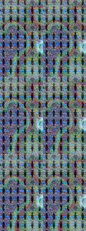 Hand drawn sketch autumn floral flower pattern. Perfect for textile, cover design. Flowers on blue colors. Doodle style. Colorful blue sketch pattern.の写真素材