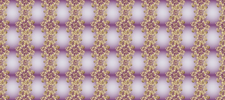 Traditional arabic decor on pleasant colors. Vintage design element in Eastern style. Raster...