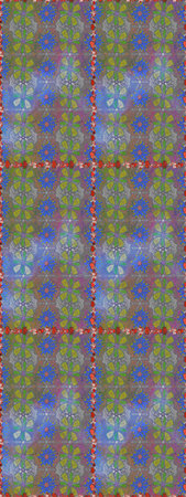 Cute floral background for textile, fabric, wrapping, scrapbooking. On gray backdrop. Childish...