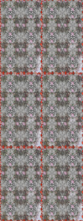 Seamless Floral Pattern in Raster illustration. On gray and neutral colors. Beautiful fabric...