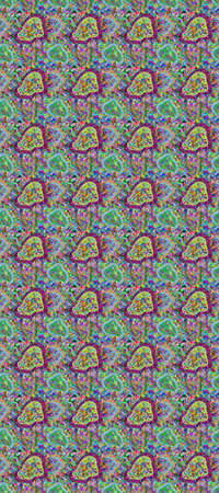 Raster floral pattern in doodle style with flowers. Gentle, summer floral background. Flowers on pleasant colors.の写真素材