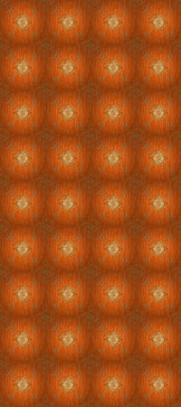Raster illustration. Seamless pattern on pleasant colors with golden elements. Oriental style...