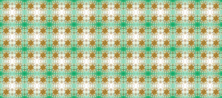 Oriental style arabesques. Openwork delicate golden pattern. Seamless pattern on pleasant colors...