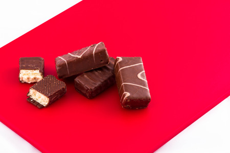 chocolate candiesの写真素材