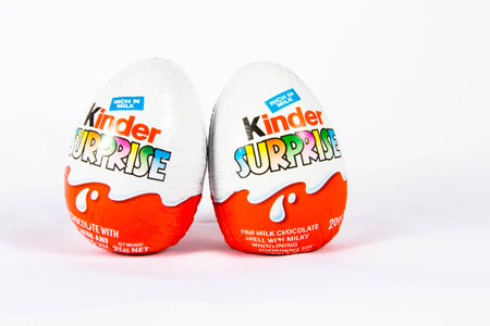 Russia. St. Peterburg.10 September 2015. Kinder Surprise