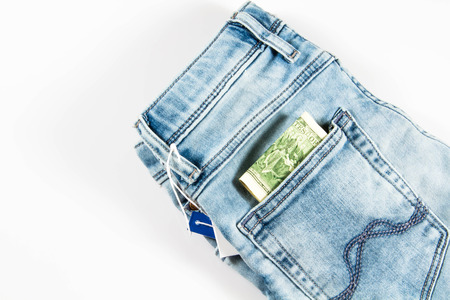 Jeans, fabric, clothes, texture, children'sの写真素材