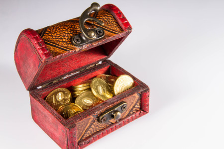 Money, chest, treasure, credit, businessの写真素材