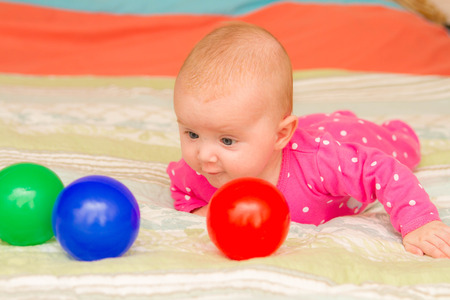 Child, small, newborn, baby, family, cuteの写真素材