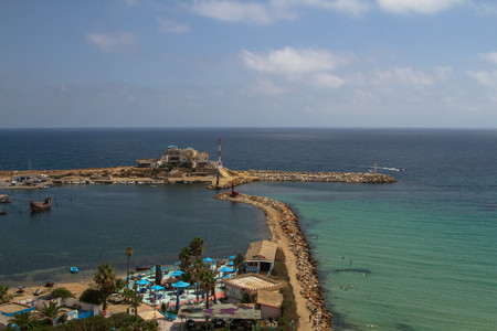 June 25, 2017. Tunisia. Hammamet. Area and mosque.のeditorial素材