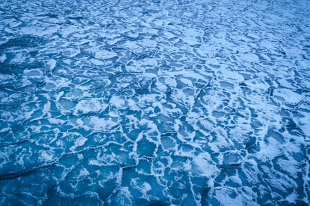 Texture of the frozen water. Ice. Backgrounds Texturesの写真素材