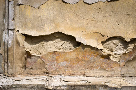 Old concrete wall with cracks. Grunge background. Textureの写真素材