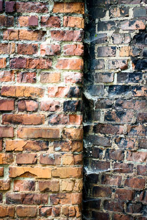 Old red brick wall. Grunge background. Textureの写真素材