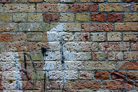 Texture of an old brick wall. Backgrounds. Textures.の写真素材