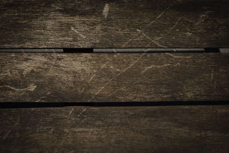 Old vintage gray wooden background. Backgrounds. Texturesの写真素材