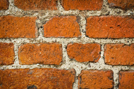Vintage red beautiful brick wall. Backgrounds. Textures