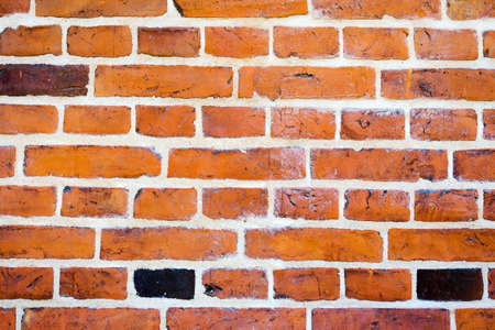 Vintage red beautiful brick wall. Backgrounds. Texturesの写真素材
