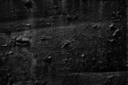 Black texture of old cracked iron. Backgrounds. Textures.の写真素材