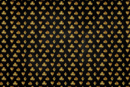 Grunge poker background with various grunge card suits. dark background. Gambling concept. background.の写真素材
