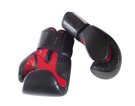 Boxing gloves isolated on white