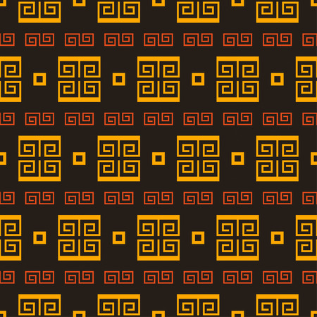 Graphical seamless pattern with antique element. Geometric texture for printing on fabric, cloth, wrapping paper and background for websites.のイラスト素材