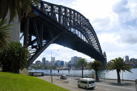 Beneath the Sydney Harbor Bridge - Sydney, NSW, Australiaのeditorial素材