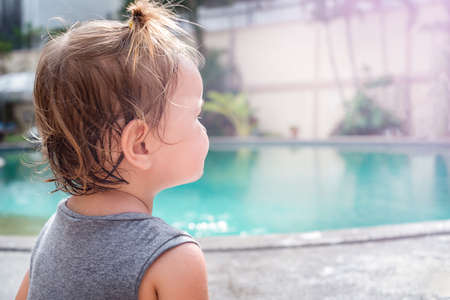 Children paint each other's faces for the holiday.の写真素材