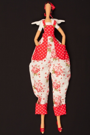 The photo shows the doll with wings.の写真素材