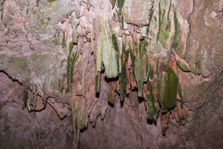 The photo shows the cave in the Grotto Bay, Bermuda.の写真素材