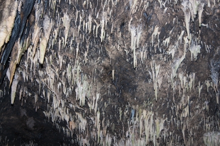 The photo shows the cave in the Grotto Bay, Bermuda.の写真素材