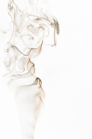 This abstract photo shows the image of smoke.の写真素材