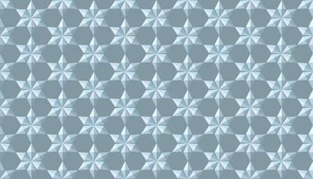 Seamless christmas pattern. Winter theme texture. Crystal snowflake silhouettes on gray background. Vector illustration.のイラスト素材