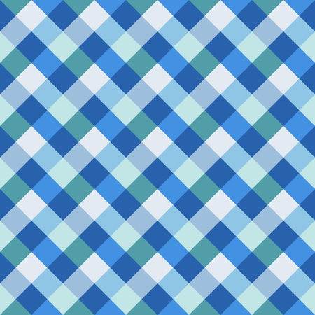 Seamless geometric checked pattern. Diagonal square, woven line background. Rhombus, patchwork...