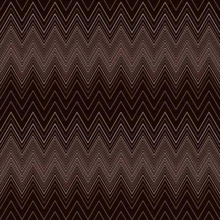 Seamless zigzag hatch pattern. Geometric stripy background. Wedged, striped, line lace texture. Stockings, lingerie, hosiery, garter, undies material theme. Brown, beige soft colored. Vectorのイラスト素材