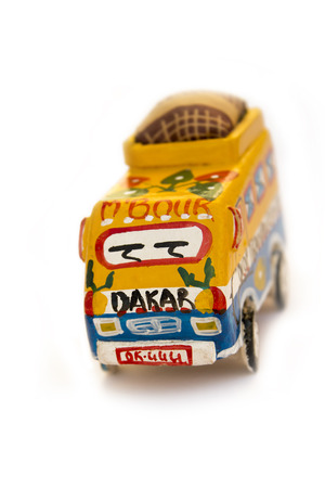 Old African toys - Bush taxisの写真素材