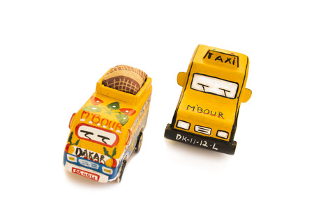 Old African toys - Bush taxisの写真素材